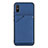 Coque Luxe Cuir Housse Etui Y01B pour Xiaomi Redmi 9i Bleu