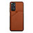 Coque Luxe Cuir Housse Etui Y01B pour Xiaomi Redmi Note 11 4G (2022) Marron