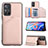 Coque Luxe Cuir Housse Etui Y01B pour Xiaomi Redmi Note 11 5G Or Rose