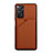 Coque Luxe Cuir Housse Etui Y01B pour Xiaomi Redmi Note 12 Pro 4G Marron