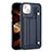 Coque Luxe Cuir Housse Etui Y02B pour Apple iPhone 13 Bleu