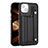 Coque Luxe Cuir Housse Etui Y02B pour Apple iPhone 14 Plus Noir