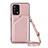 Coque Luxe Cuir Housse Etui Y02B pour Oppo A74 4G Or Rose