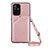 Coque Luxe Cuir Housse Etui Y02B pour Oppo A94 5G Or Rose