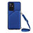 Coque Luxe Cuir Housse Etui Y02B pour Oppo Reno5 Z 5G Bleu