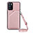 Coque Luxe Cuir Housse Etui Y02B pour Oppo Reno6 5G Or Rose