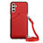 Coque Luxe Cuir Housse Etui Y02B pour Samsung Galaxy A13 5G Rouge