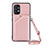 Coque Luxe Cuir Housse Etui Y02B pour Samsung Galaxy A32 4G Or Rose