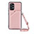 Coque Luxe Cuir Housse Etui Y02B pour Samsung Galaxy A32 5G Or Rose