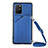 Coque Luxe Cuir Housse Etui Y02B pour Samsung Galaxy A91 Bleu