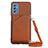 Coque Luxe Cuir Housse Etui Y02B pour Samsung Galaxy M52 5G Marron