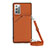 Coque Luxe Cuir Housse Etui Y02B pour Samsung Galaxy Note 20 5G Marron