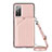 Coque Luxe Cuir Housse Etui Y02B pour Samsung Galaxy S20 FE (2022) 5G Or Rose