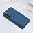 Coque Luxe Cuir Housse Etui Y02B pour Samsung Galaxy S22 Plus 5G Bleu