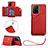 Coque Luxe Cuir Housse Etui Y02B pour Xiaomi Mi 11T 5G Rouge