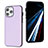 Coque Luxe Cuir Housse Etui Y03B pour Apple iPhone 13 Pro Violet Clair