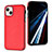 Coque Luxe Cuir Housse Etui Y03B pour Apple iPhone 13 Rouge