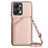 Coque Luxe Cuir Housse Etui Y03B pour Huawei Honor X7a Or Rose