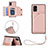 Coque Luxe Cuir Housse Etui Y03B pour Samsung Galaxy A71 4G A715 Or Rose