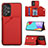 Coque Luxe Cuir Housse Etui Y03B pour Samsung Galaxy A73 5G Rouge