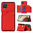 Coque Luxe Cuir Housse Etui Y03B pour Samsung Galaxy F12 Rouge