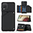 Coque Luxe Cuir Housse Etui Y03B pour Samsung Galaxy M12 Noir