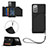 Coque Luxe Cuir Housse Etui Y03B pour Samsung Galaxy Note 20 5G Noir