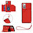 Coque Luxe Cuir Housse Etui Y03B pour Samsung Galaxy Note 20 5G Rouge