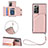 Coque Luxe Cuir Housse Etui Y03B pour Samsung Galaxy Note 20 Ultra 5G Or Rose