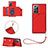 Coque Luxe Cuir Housse Etui Y03B pour Samsung Galaxy Note 20 Ultra 5G Rouge