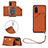 Coque Luxe Cuir Housse Etui Y03B pour Samsung Galaxy S20 5G Marron