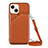 Coque Luxe Cuir Housse Etui Y04B pour Apple iPhone 13 Marron