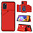 Coque Luxe Cuir Housse Etui Y04B pour Samsung Galaxy A31 Rouge