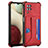 Coque Luxe Cuir Housse Etui Y04B pour Samsung Galaxy M12 Rouge