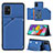 Coque Luxe Cuir Housse Etui Y04B pour Samsung Galaxy M40S Bleu