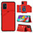 Coque Luxe Cuir Housse Etui Y04B pour Samsung Galaxy M40S Rouge