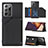 Coque Luxe Cuir Housse Etui Y04B pour Samsung Galaxy Note 20 Ultra 5G Noir