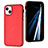 Coque Luxe Cuir Housse Etui Y07B pour Apple iPhone 14 Rouge