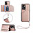 Coque Luxe Cuir Housse Etui YB1 pour Oppo A57 5G Or Rose