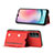 Coque Luxe Cuir Housse Etui YB1 pour Samsung Galaxy Jump3 5G Rouge