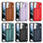 Coque Luxe Cuir Housse Etui YB1 pour Samsung Galaxy S21 FE 5G Petit