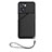 Coque Luxe Cuir Housse Etui YB2 pour Oppo A77 4G Noir