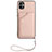 Coque Luxe Cuir Housse Etui YB2 pour Samsung Galaxy A04E Or Rose