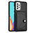 Coque Luxe Cuir Housse Etui YB2 pour Samsung Galaxy A72 4G Noir