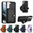 Coque Luxe Cuir Housse Etui YB2 pour Samsung Galaxy S21 FE 5G Petit