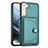 Coque Luxe Cuir Housse Etui YB2 pour Samsung Galaxy S21 FE 5G Petit