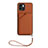 Coque Luxe Cuir Housse Etui YB2 pour Xiaomi Poco C50 Marron