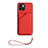 Coque Luxe Cuir Housse Etui YB2 pour Xiaomi Poco C50 Rouge