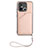 Coque Luxe Cuir Housse Etui YB2 pour Xiaomi Poco C55 Or Rose