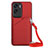 Coque Luxe Cuir Housse Etui YB3 pour Huawei Honor 90 Lite 5G Rouge